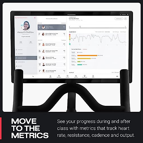 New Original Peloton Bike | Indoor Stationary Exercise Bike with Immersive 22” HD Touchscreen