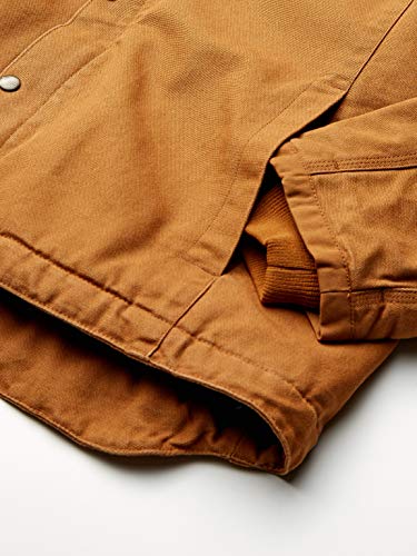 Carhartt Men's Relaxed Fit Washed Duck Sherpa-Lined Utility Jacket