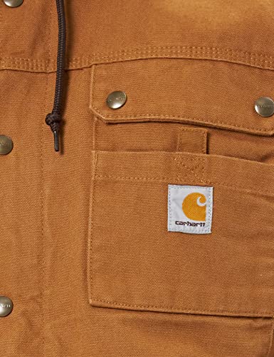 Carhartt Men's Relaxed Fit Washed Duck Sherpa-Lined Utility Jacket