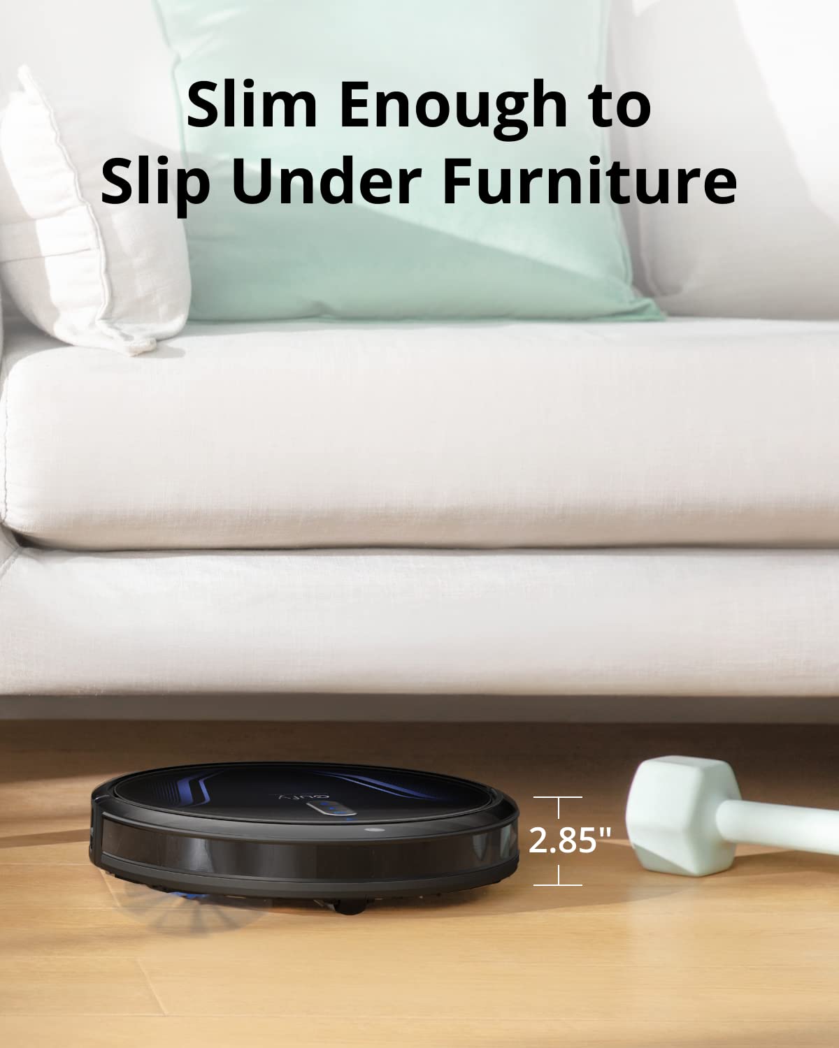 eufy Clean by Anker RoboVac G40 Robot Vacuum Cleaner, 2,500 Pa Strong Suction, Wi-Fi Connected, Planned Pathfinding, Ultra-Slim Design, Perfect for Daily Cleaning